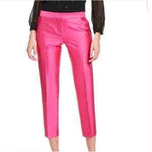 Vineyard Vines Pink Silk Cocktail Pants